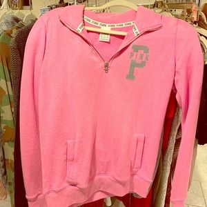 VS PINK Quarter Zip Sweatshirt